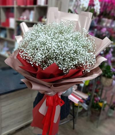 Букет цветов из: Гипсофила в Здравнице