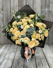 Букет цветов из:  Розы и Лизиантусы #REPLACE_PRED# Здравнице