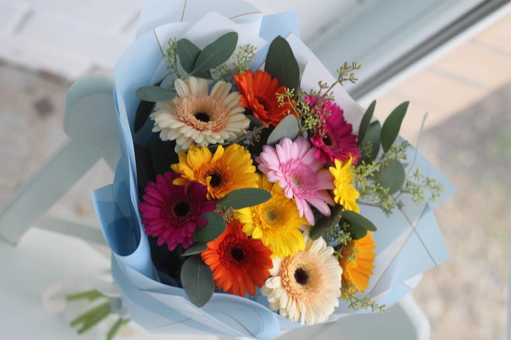 Букет цветов из: Герберы в Здравнице