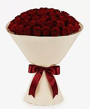 Букет 101 Бордовая роза Блэк Бакарра в Здравнице