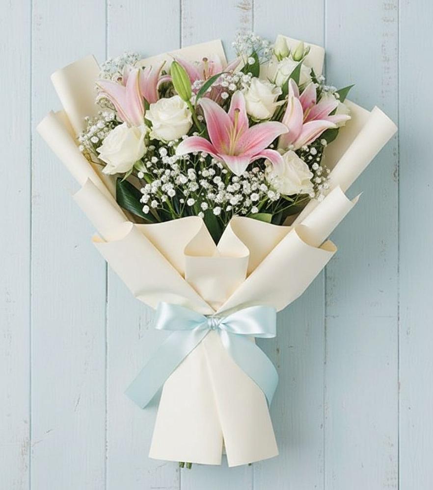 Букет цветов из: Лилии в Здравнице