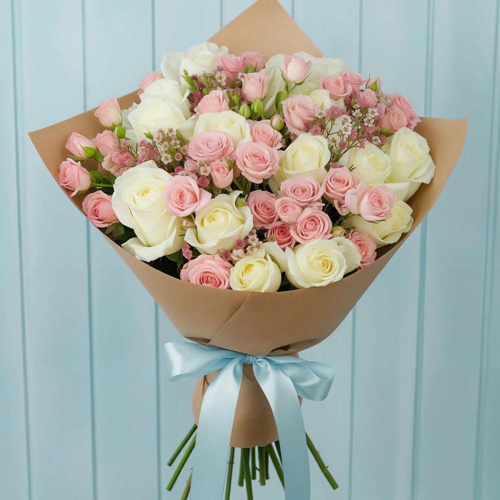 Букет цветов из: Розы в Здравнице