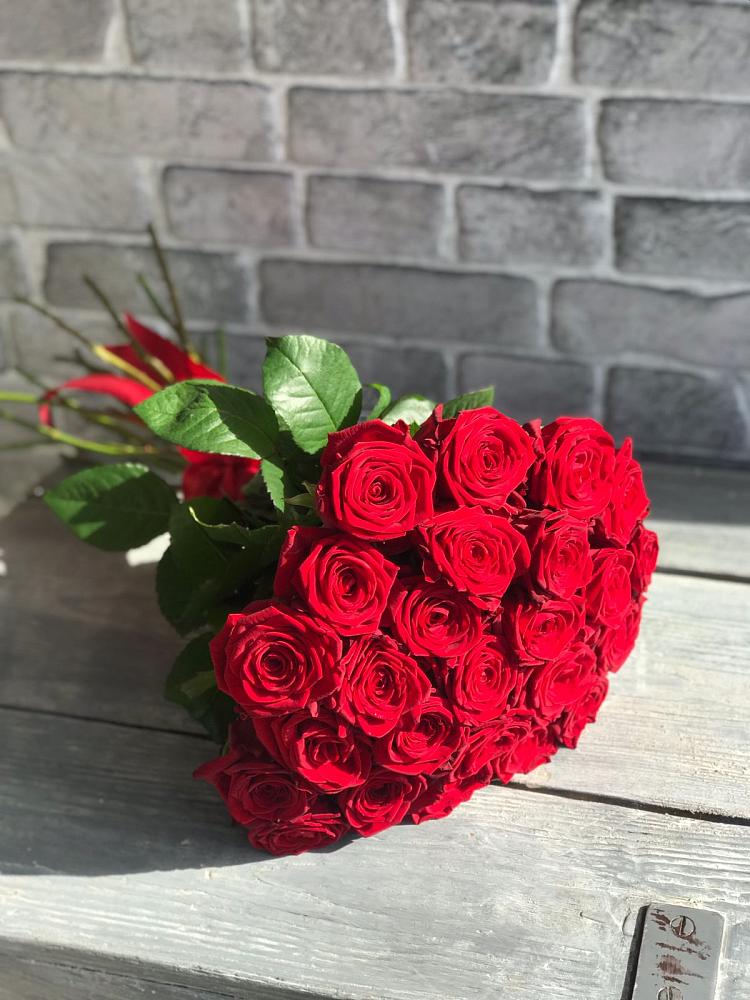 Букет Красные розы Фридом в Здравнице