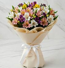 Букет цветов из:  Альстромерии #REPLACE_PRED# Здравнице