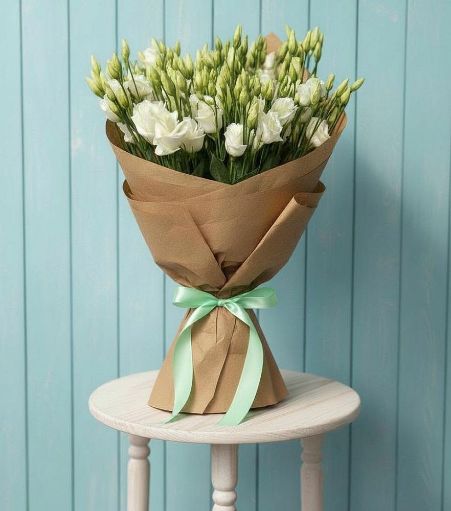 Букет цветов из: Лизиантусы в Здравнице