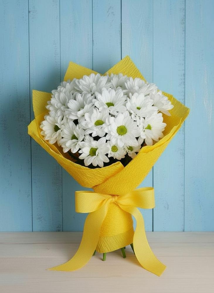 Букет цветов из: Хризантемы в Здравнице