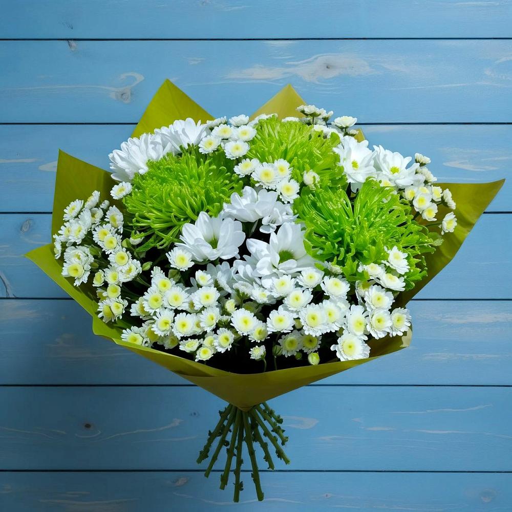 Букет цветов из: Хризантемы в Здравнице