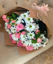 Букет цветов из:  Розы и Хризантемы в Здравнице