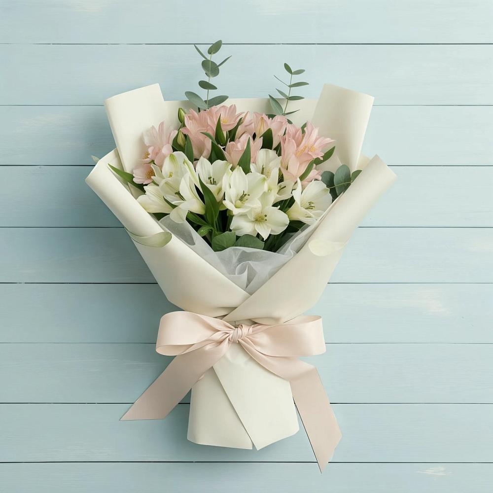 Букет цветов из: Альстромерии в Здравнице