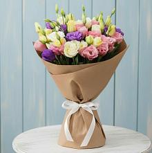 Букет цветов из:  Лизиантусы #REPLACE_PRED# Здравнице