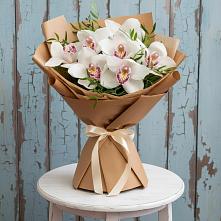 Букет цветов из:  Орхидеи и Розы #REPLACE_PRED# Здравнице